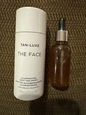 Tan-Luxe The Face Illuminating Self Tan Drops in Light/Medium FULL SIZE 1oz/30ml