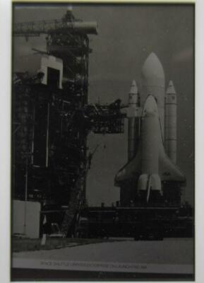 35mm Transparenz/Dia Zelluloid Space Shuttle Orbiter Enterprise Startrampe