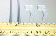 HOT EXECUTIVE GREY TEMPLE EAR TIPS FREE GIFT THIN GLASSES WIRE FRAME 1MM
