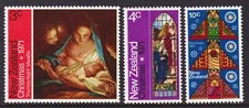 New Zealand 1971 Christmas Complete Mint MNH Set SC 481-483