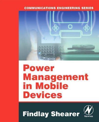Power Management in Mobile Devices Shearer Paperback Newnes 9780750679589