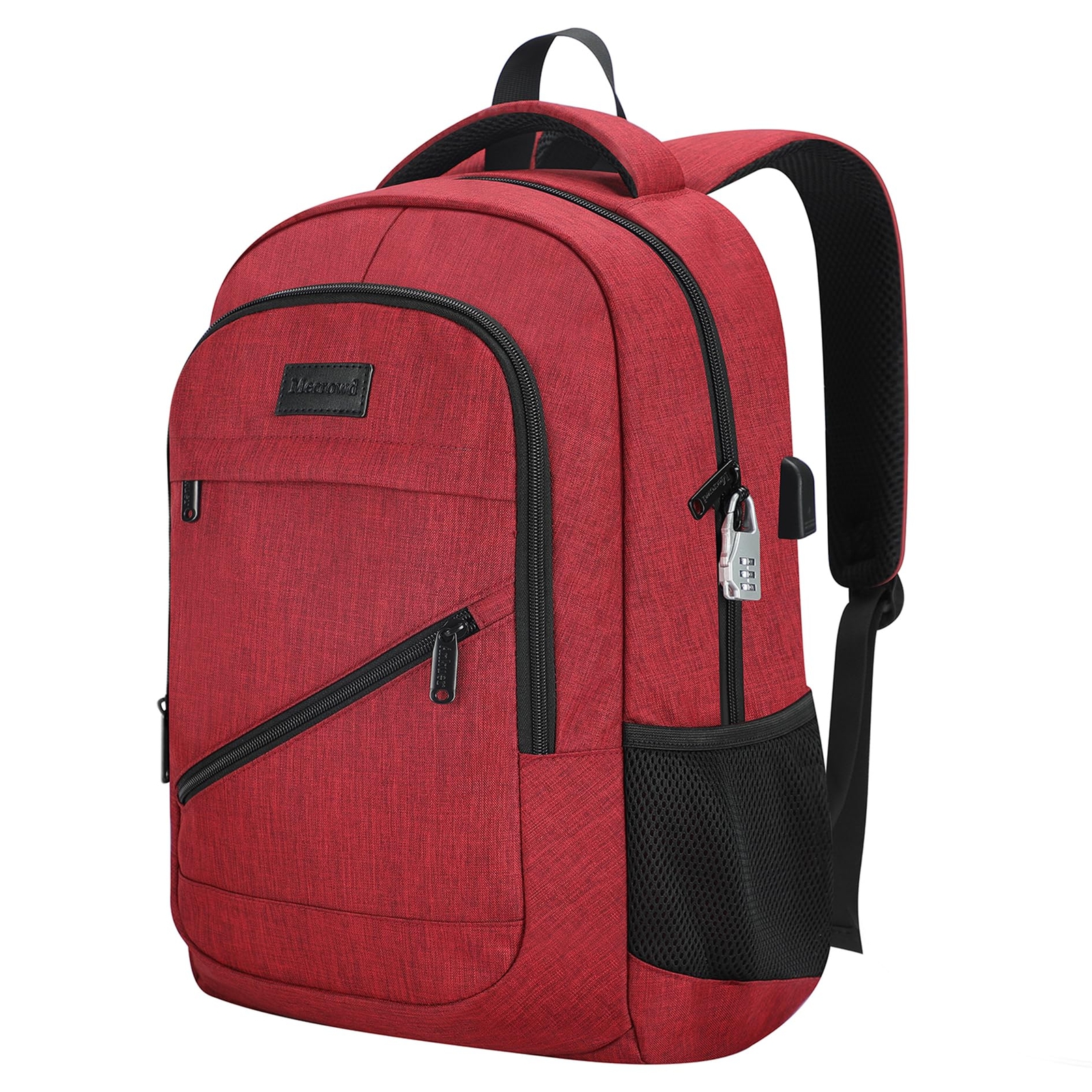 Sleek Anti-Theft Laptop Backpack for Women with USB Charging Port Fits 15.6 Inch Devices-image