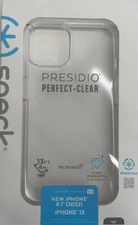 SPECK Presidio PERFECT-CLEAR 13 Ft. Drop Tested Case for Apple iPhone 14 / 13