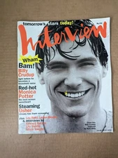 Andy Warhol Interview Magazine May 1998 WHAM BAM! Billy Cruddup