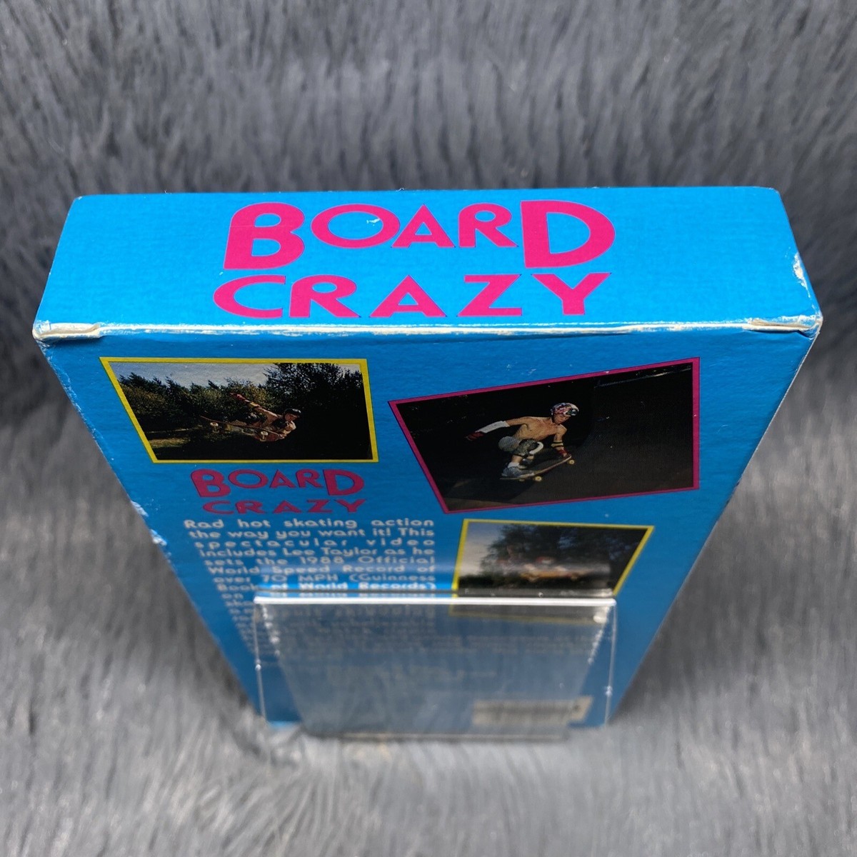 Board Crazy VHS 1988 Lee Taylor Skateboarding World Speed