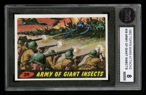 1962 Topps Mars Attacks #39 Army of Giant Insects — KSA 8