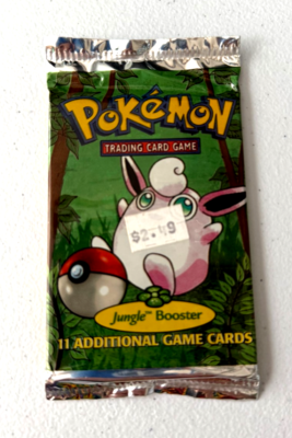 SEALED Original 1999 Pokemon Jungle Booster Pack 21G Wigglytuff | eBay