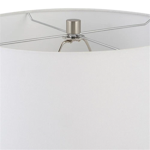 Uttermost Campa Transitional Iron and Cotton Table Lamp in Blue/Gray/Green - Picture 5 of 8