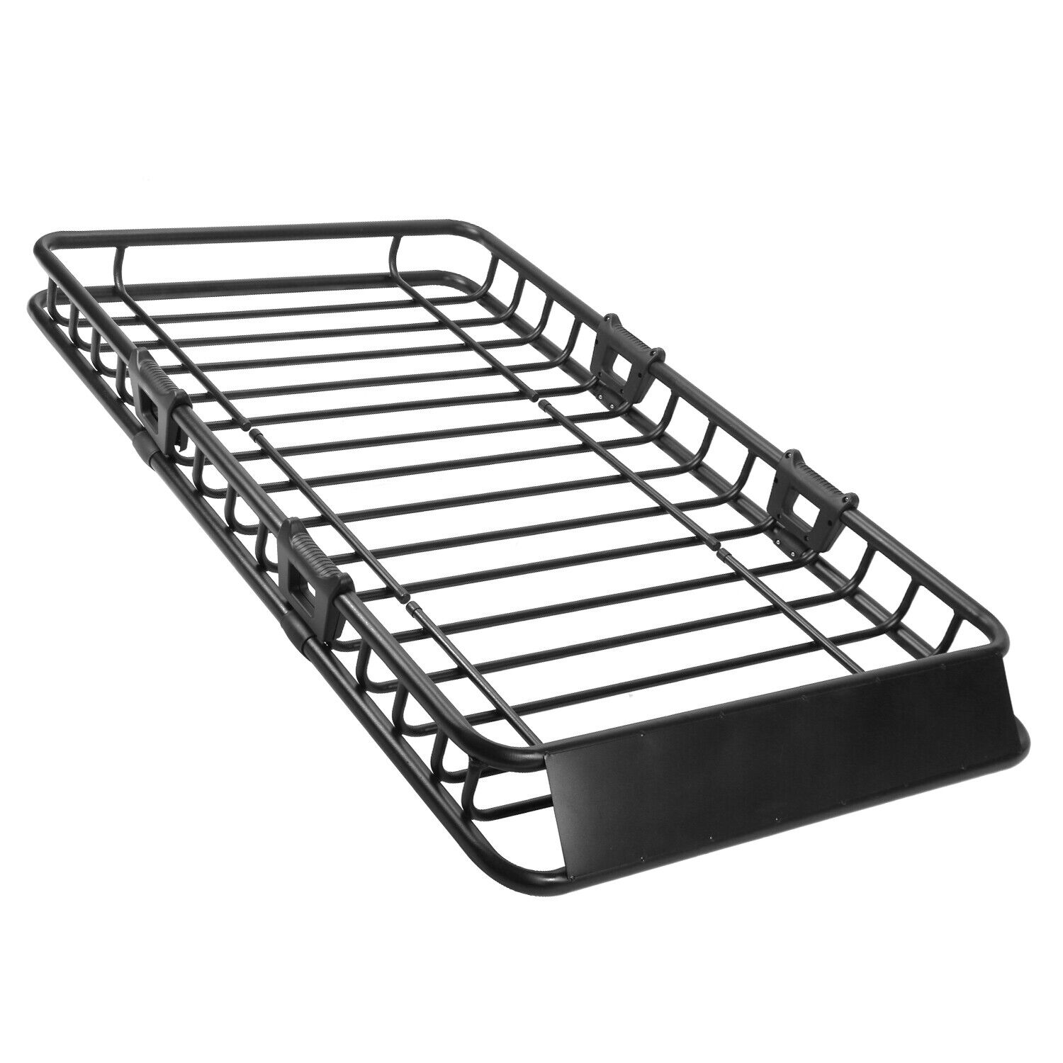 Car Roof Rack Basket Top Luggage Carrier Holder with Cargo Net for Car