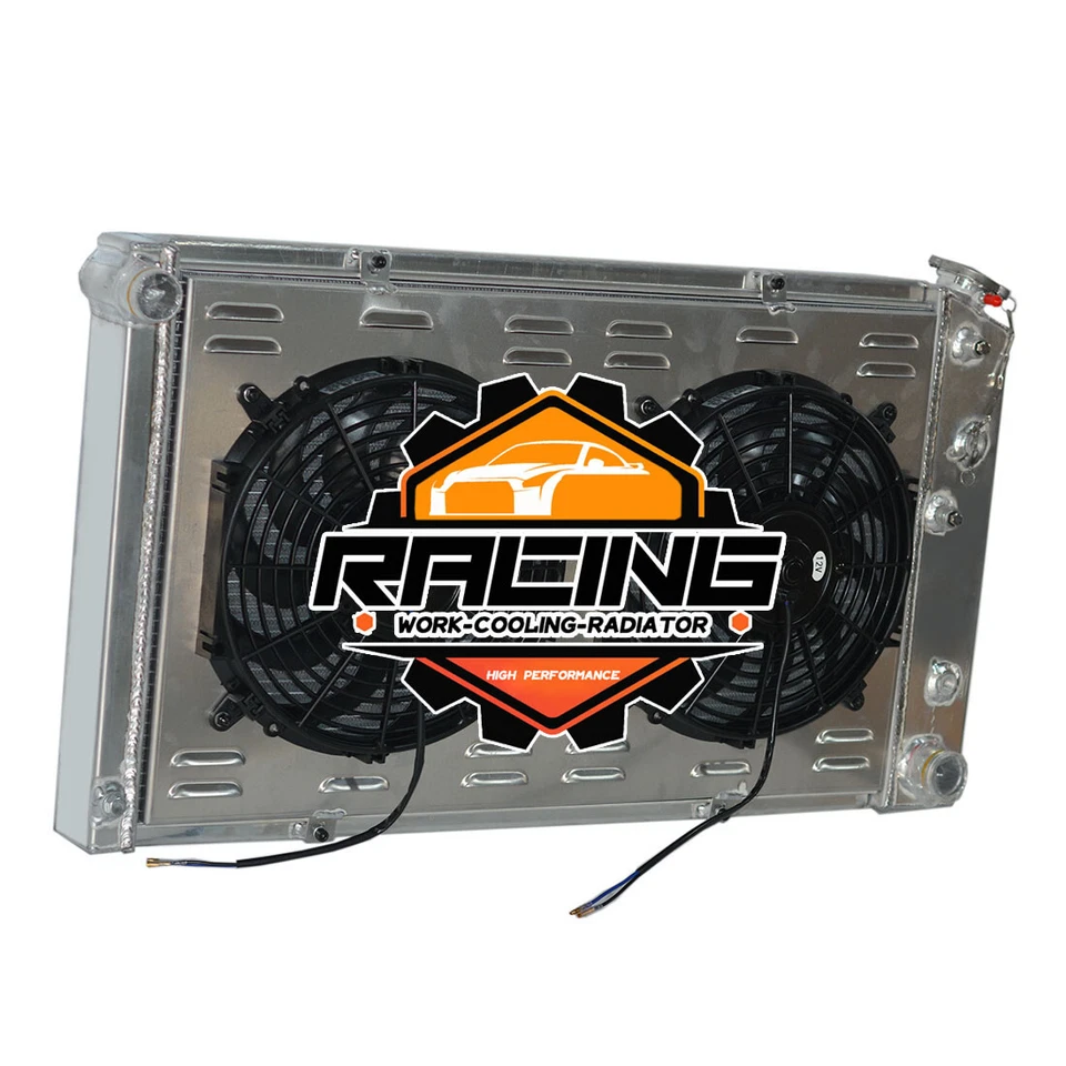 Radiator&Shroud Fan Kit For 1968-1972 71 Buick Skylark 4.1 5.7L 2-Row 28" Core - Изображение 3 из 4