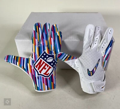 Nike Vapor Jet 5.0 NFL Crucial Catch Receiver Football Gloves Men's Size Large