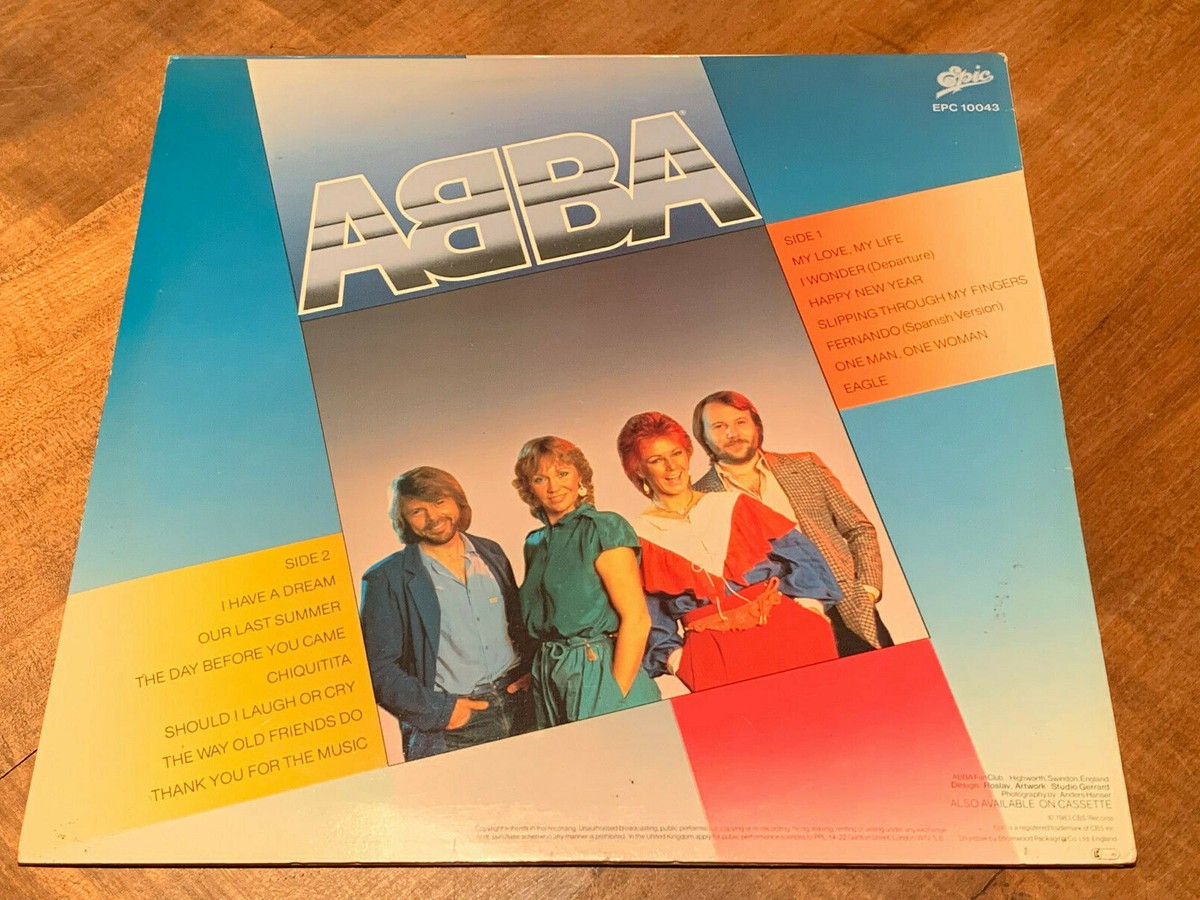 ABBA Thank You For The Music A Collection of Love Songs EPIC UK LP 
