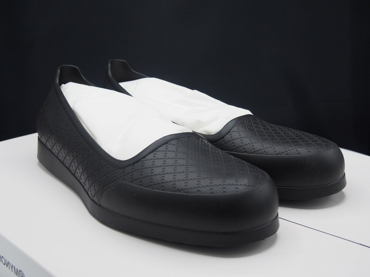 Gucci Men\'s Cover Diamante Pattern Black Rubber Overshoe (7 G / 7.5 US) New Mens Custom Black Full Digital I Gucci YA114207 Black  main image 4