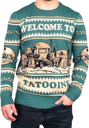 Star Wars Tatooine Ugly Christmas Sweater – Perfect Holiday Cosplay for Fans - Picture 11 of 12