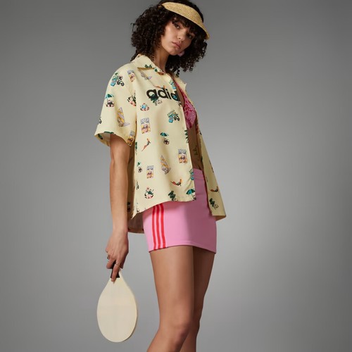 adidas Originals Women's Island Club Mini Trefoil Skirt IT8167 - Picture 5 of 8