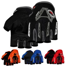 Motorcycle Half Finger Gloves Off-road Racing Cycling Riding Fingerless Gloves