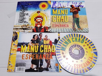 MANU CHAO Autogramm CD ESPERANZA signiert Live Konzert Sammler MANO NERO *****