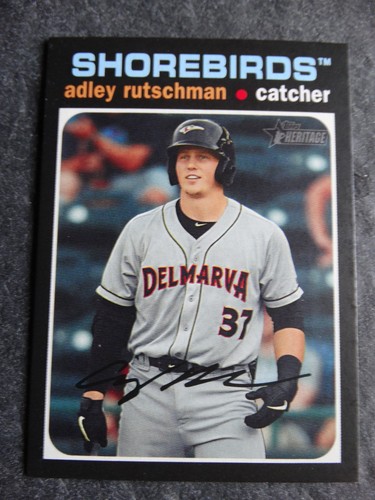 Adley Rutschman #201 2020 Topps Heritage Minor League card