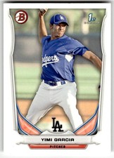 2014 Bowman #BP70 Yimi Garcia Prospects 1st Los Angeles Dodgers Baseball
