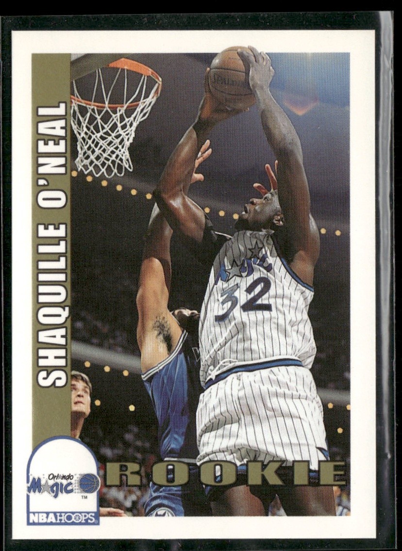 Shaquille O'Neal 1992-93 Hoops #442 RC Orlando Magic