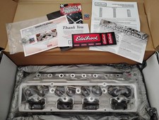 Nos Edelbrock Sb Chevy 302327350400 Performer Rpm Aluminum Head 1 60719