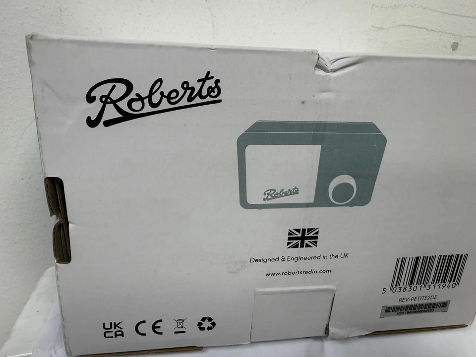 Roberts Revival Petite DAB/DAB+/FM Portable Radio RDS / Bluetooth - Duck Egg NEW - Image 2 of 4