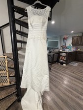 Vintage Wedding Dress Size 10 White