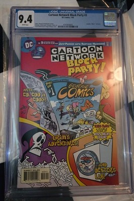Cartoon Network Block Party #3 DC Comics CGC 9.4 Pop 4 White Pages Ed Edd n Eddy