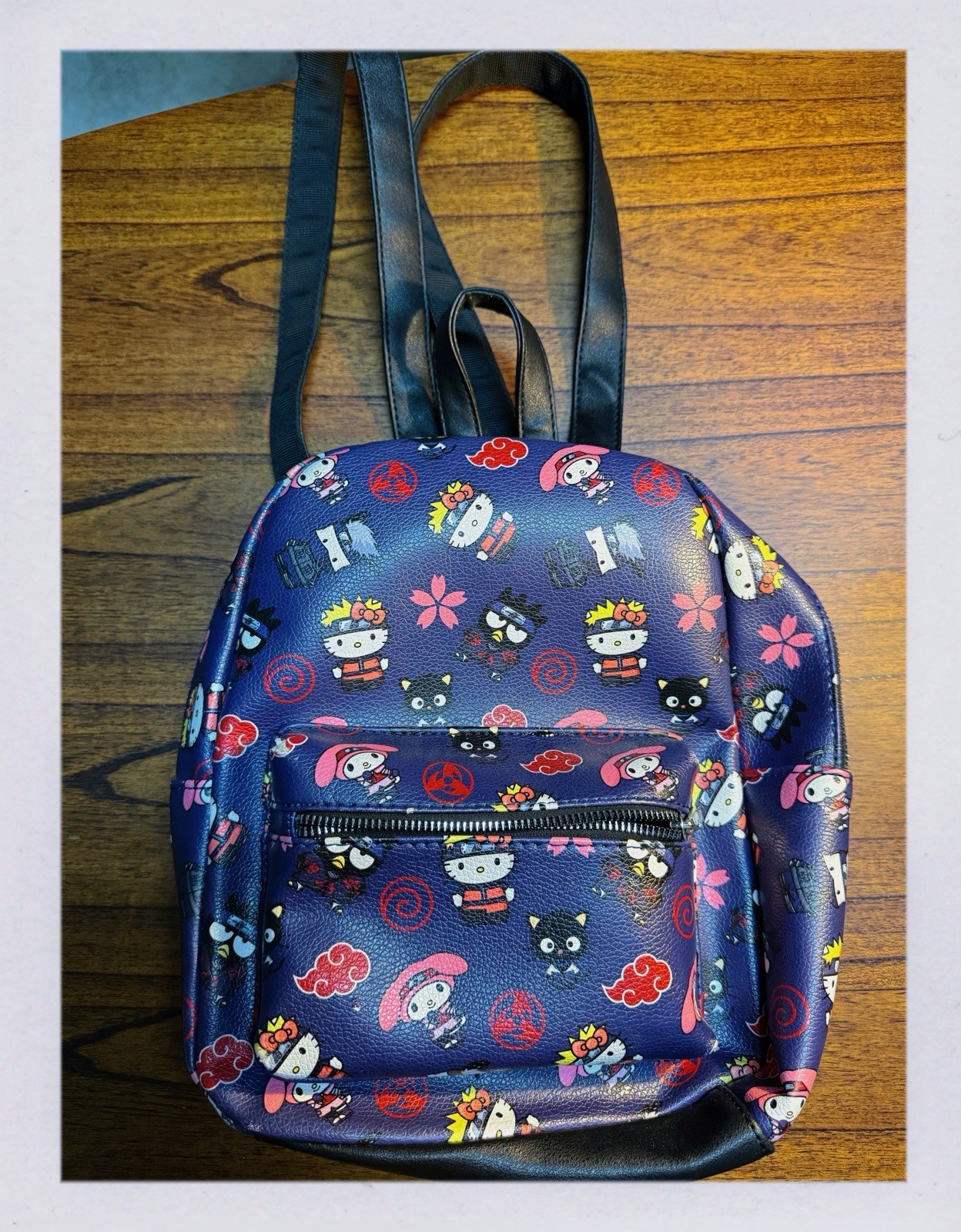 Hello Kitty Naruto Mini Backpack Cute Anime Collaboration