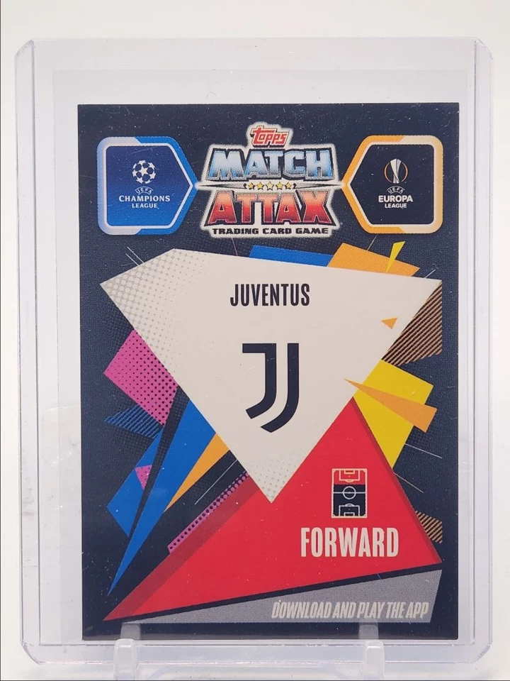 CRISTIANO RONALDO 2020 TOPPS MATCH ATTAX EXTRA UCL BLUE Q1219 - Image 2 of 2