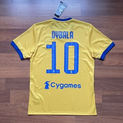 JUVENTUS ADIDAS 2017/2018 SOCCER FOOTBALL AWAY JERSEY #10 DYBALA