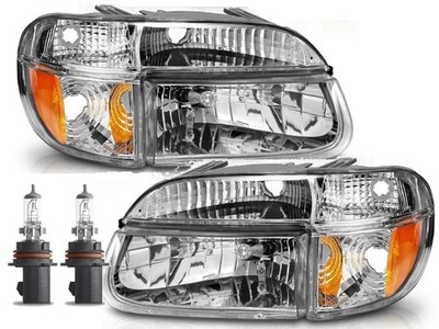 ALFA SEE YA GOLD 2004 2005 2006 CHROME HEADLIGHTS TURN SIGNAL LAMPS LIGHTS RV