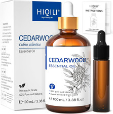 Cedarwood Essential Oil 3.38 Fl Oz , 100 Natural Therapeutic Grade, Premium Gl
