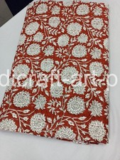 Indian Handmade Floral Print Cotton Kantha Quilt Throw Blanket Vintage Throw Art