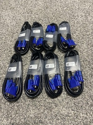 (8) NEW VGA Computer Monitor Replacement Cable AWM 6ft M/M (TY5K390005)