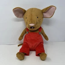 Kohls Cares If You Give A Mouse A Cookie Plush 14" Red Overalls 1985 Vintage
