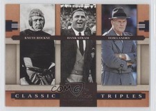 2008 Donruss Classics Classic Triples Knute Rockne Hank Stram Tom Landry HOF 0a1