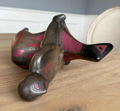 MANUEL FELGUEREZ Pottery Sculpture - Horse Rider - Etched Geometric Patterns - Picture 12 of 20