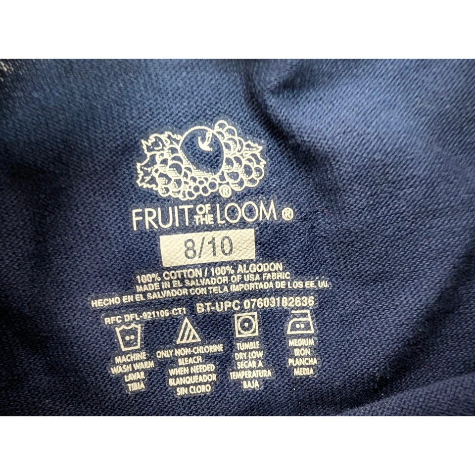 Camiseta gráfica Fruit of the Loom Disney Frozen Anna & Elsa niñas niños talla 8/10 Foto 2 de 4