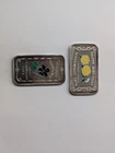 (2) 1 oz Silver Colorized Bar - .999 Fine Silver (Happy Birthday 1973-1974