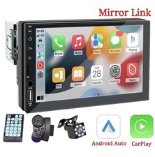 1 DIN Android Auto Navigation Autoradio 7 Zoll Display Monitor Kamera Carplay