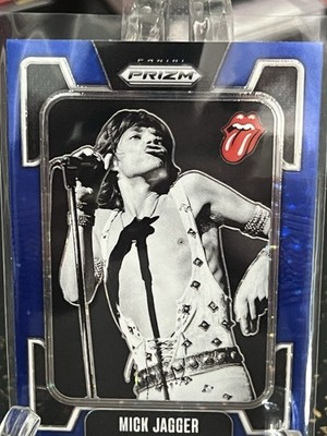 MICK JAGGER        2025 Panini Rolling Stones      #7        BLUE PRIZM