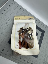 Premier Porcelain Santa Head Hands Vtg 10651 3" w/ Instruction Sheet NIP