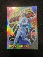 2026 Topps Series 1 Bobby Witt Jr Titans Of The Game  Insert Landed City Royals