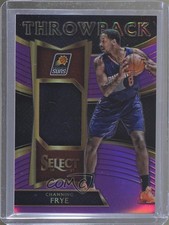 2016-17 Panini Select Throwback Memorabilia Purple Prizm 89/99 Channing Frye 4m6