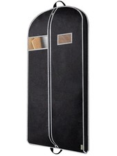 1PK Heavy Duty Garment Bag with Shoe Storage 54"Travel Bag for Dresses,Suit,Coat