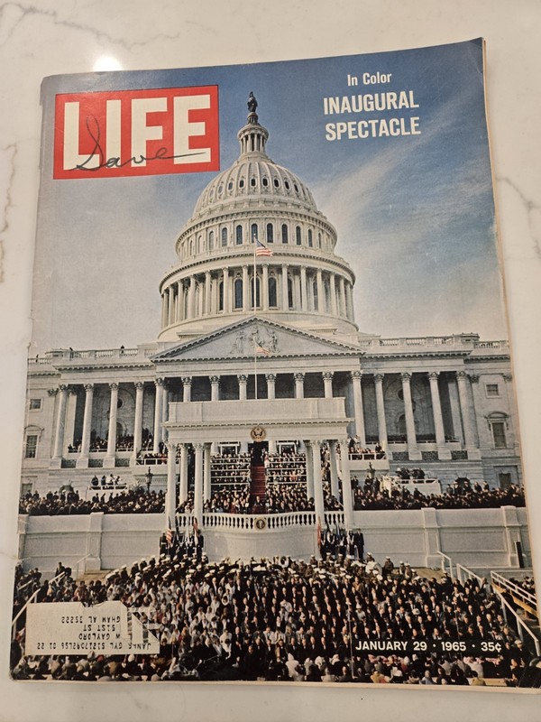 LIFE Magazine January 29 1965 Issue Illustrated Inauguration In Color Cover