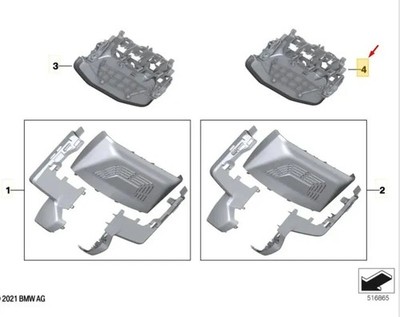 BMW iX I20 Streulicht-Gegenlichtblende 51165A30A85 NEU Original
