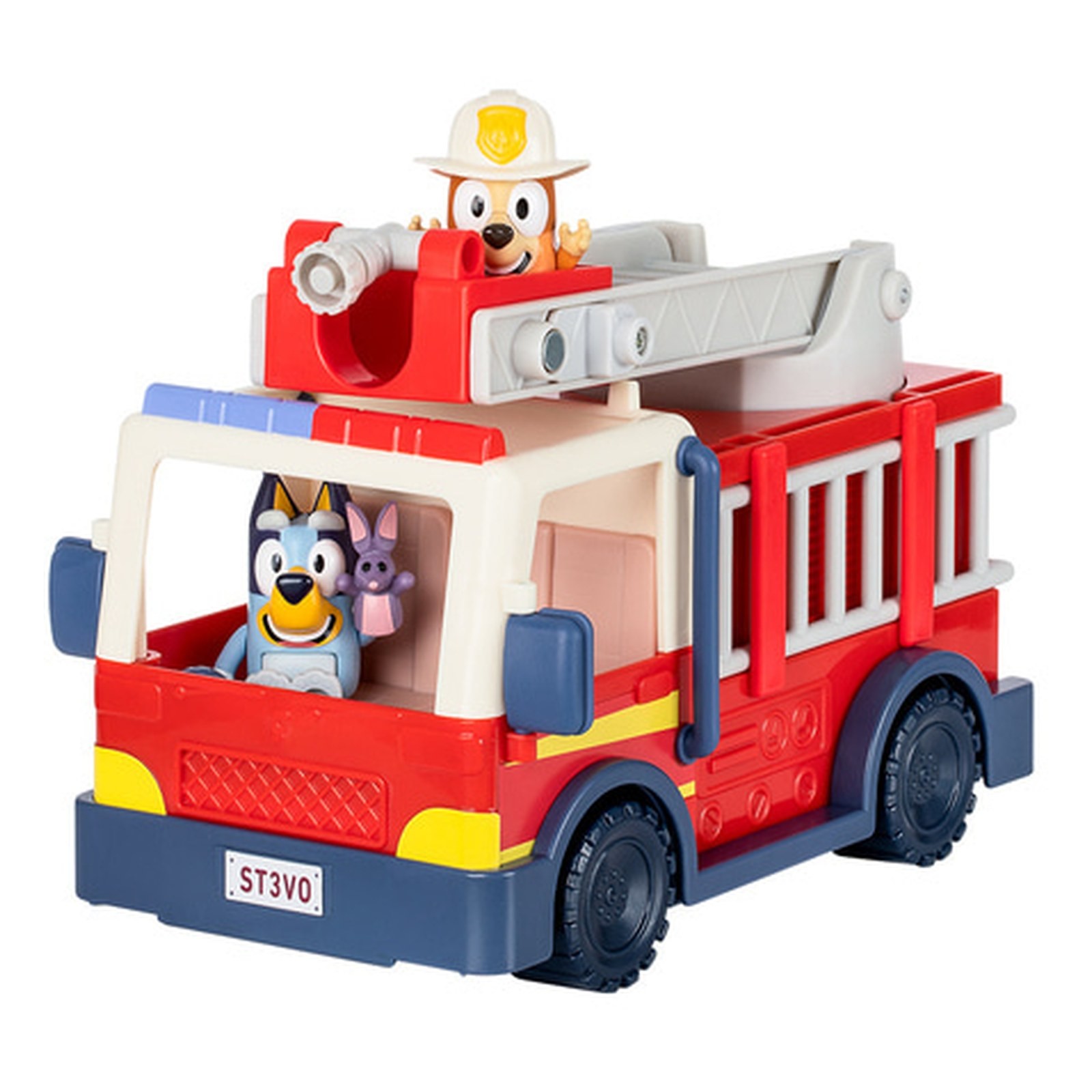 Bluey Fire Truck Vehicle with Figure Pretend Play Kids Toy Official Korea