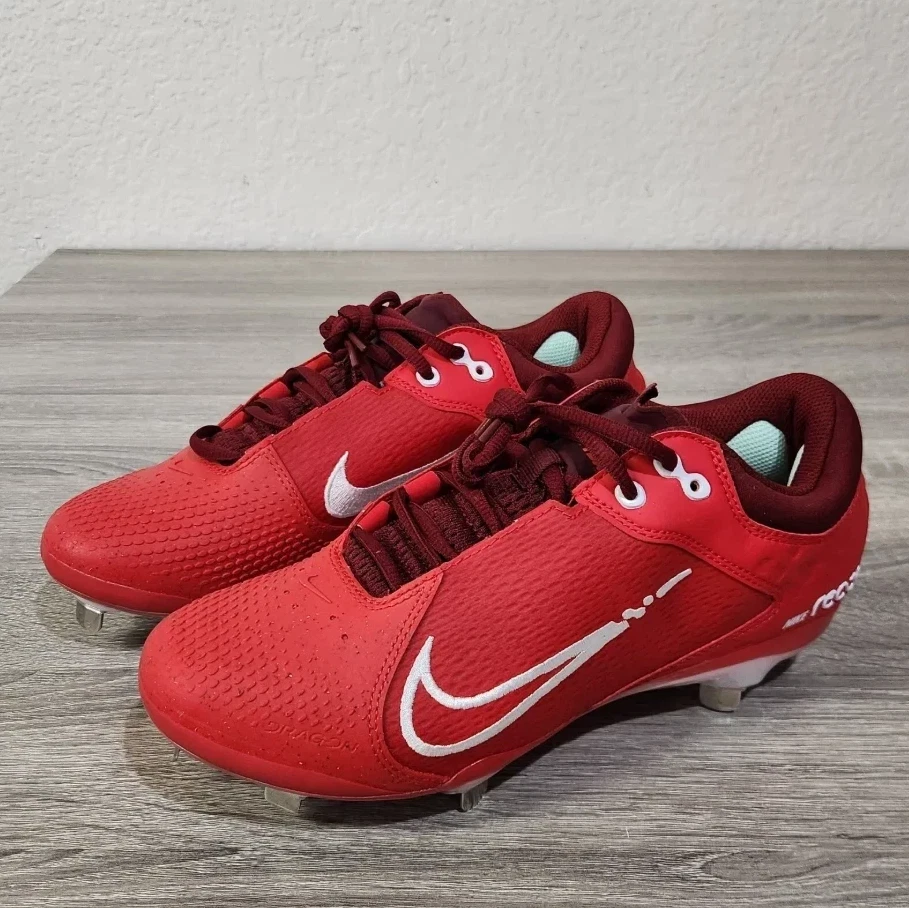 Crampon Ringor Flite Softball Femme, Rouge, Bout Renforcé, Taille US 9.5 (EU 40)